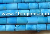 CTB806 15.5 inches 2*4mm tube turquoise beads wholesale