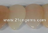 CTD02 Top drilled 22*30mm flat teardrop pink aventurine beads