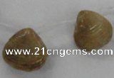 CTD1585 Top drilled 13*15mm - 18*20mm freeform shell fossil beads