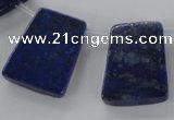 CTD1590 Top drilled 20*25mm trapezoid lapis lazuli gemstone beads