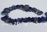 CTD2101 Top drilled 20*28mm - 25*35mm freeform lapis lazuli beads