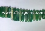 CTD2169 Top drilled 8*20mm - 10*40mm sticks agate gemstone beads