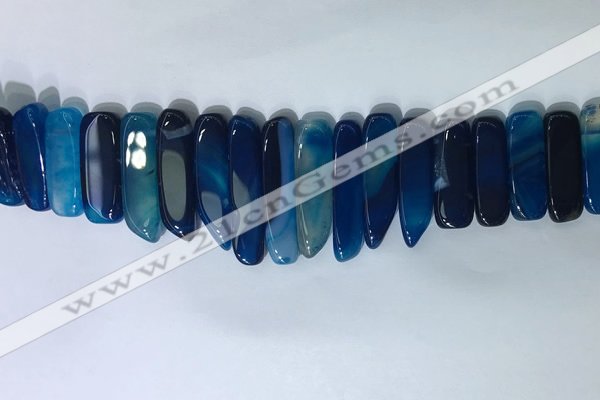 CTD2170 Top drilled 8*20mm - 10*40mm sticks agate gemstone beads