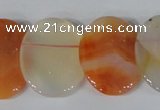 CTD22 Top drilled 20*30mm oval agate gemstone beads wholesale