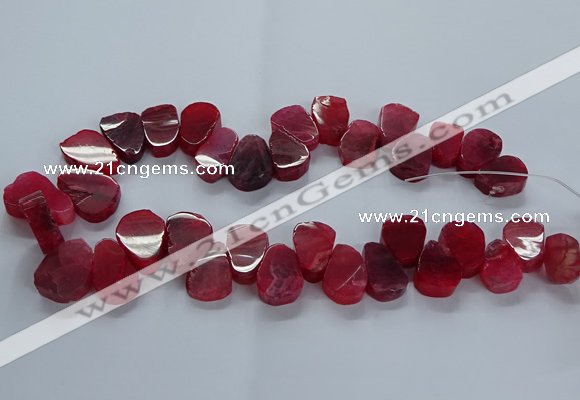 CTD2603 Top drilled 13*18mm - 23*33mm freeform agate beads