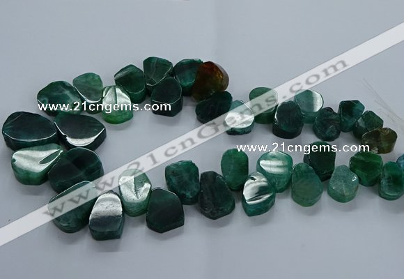 CTD2605 Top drilled 13*18mm - 23*33mm freeform agate beads