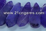 CTD2701 15.5 inches 10*25mm - 18*50mm freeform agate beads