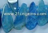 CTD2703 15.5 inches 10*25mm - 18*50mm freeform agate beads