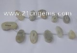 CTD2710 15.5 inches 20*30mm - 35*45mm freeform druzy agate beads