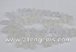 CTD2849 Top drilled 10*20mm - 15*50mm sticks quartz beads