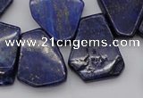 CTD308 Top drilled 15*20mm - 20*25mm freeform lapis lazuli beads