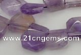 CTD316 Top drilled 15*18mm - 18*20mm faceted freeform ametrine beads