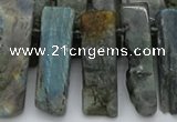 CTD331 Top drilled 10*20mm - 12*35mm sticks labradorite beads