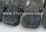 CTD334 Top drilled 15*20mm - 25*30mm freeform labradorite beads