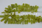 CTD3520 Top drilled 10*20mm - 12*40mm sticks Korean jade beads