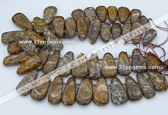 CTD3597 Top drilled 10*22mm - 20*45mm freeform opal gemstone beads