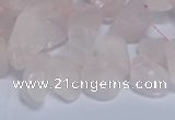 CTD3601 Top drilled 10*14mm - 13*18mm nuggets rose quartz beads