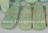 CTD3648 Top drilled 10*20mm - 15*45mm freeform amazonite beads