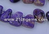 CTD3652 Top drilled 10*14mm - 15*20mm freeform charoite beads