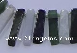 CTD3695 Top drilled 6*15mm - 8*35mm sticks jade beads wholesale