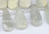 CTD3714 Top drilled 10*20mm - 15*45mm freeform moonstone beads