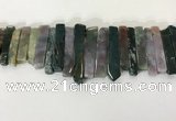 CTD3732 Top drilled 8*20mm - 10*50mm sticks Indian agate beads