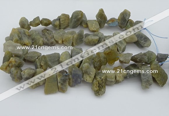 CTD430 15.5 inches 12*20mm - 15*25mm nuggets labradorite beads