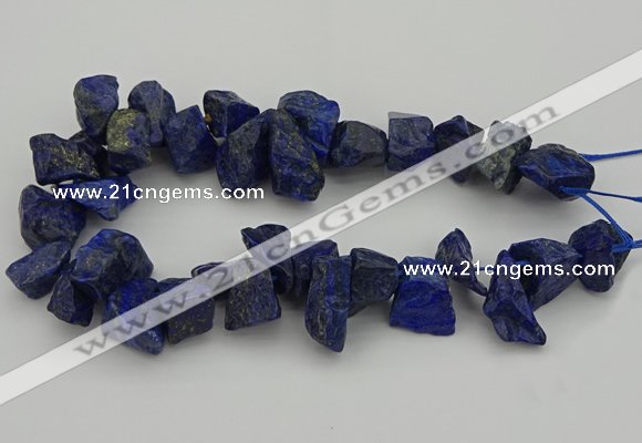 CTD432 15.5 inches 12*20mm - 15*25mm nuggets lapis lazuli beads