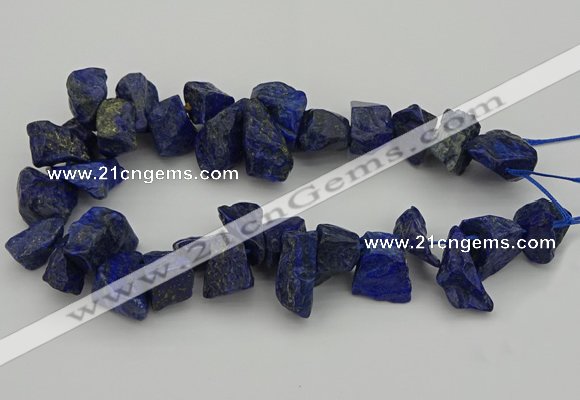 CTD432 15.5 inches 12*20mm - 15*25mm nuggets lapis lazuli beads