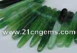 CTD586 Top drilled 6*20mm - 6*45mm wand agate gemstone beads