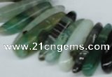 CTD588 Top drilled 6*20mm - 6*45mm wand agate gemstone beads