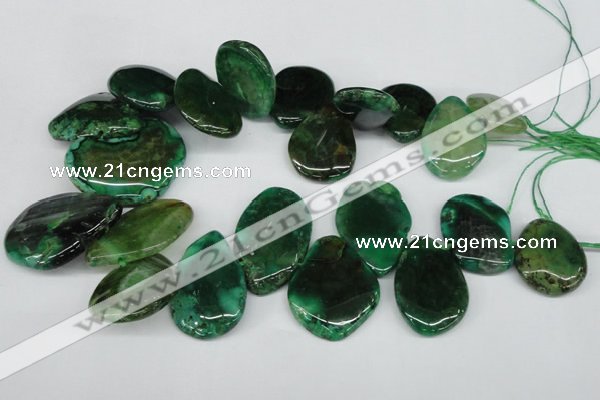 CTD612 Top drilled 25*30mm - 34*45mm freeform agate gemstone beads