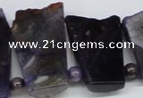 CTD659 Top drilled 25*40mm - 30*55mm freeform agate beads