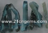 CTD674 Top drilled 10*25mm - 12*45mm wand agate gemstone beads