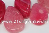 CTD686 Top drilled 18*25mm - 28*40mm freeform agate gemstone beads