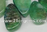 CTD688 Top drilled 18*25mm - 28*40mm freeform agate gemstone beads