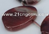 CTD700 Top drilled 30*40mm freeform agate gemstone beads