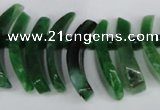 CTD713 Top drilled 12*25mm - 15*40mm wand agate gemstone beads