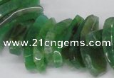 CTD721 Top drilled 12*25mm - 14*40mm wand agate gemstone beads