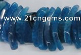 CTD722 Top drilled 12*25mm - 14*40mm wand agate gemstone beads