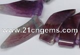 CTD733 Top drilled 15*20mm - 15*40mm wand agate gemstone beads