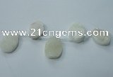 CTD800 Top drilled 20*30mm - 25*35mm freeform agate beads