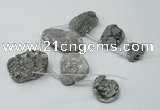 CTD816 Top drilled 18*22mm - 30*40mm freeform agate beads