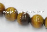 CTE08 15.5 inches 12mm round yellow tiger eye beads Wholesale