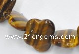 CTE09 18*22mm butterfly shape yellow tiger eye beads Wholesale