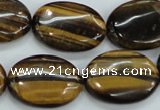 CTE104 15.5 inches 18*25mm oval yellow tiger eye beads wholesale