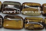 CTE107 15.5 inches 18*25mm rectangle yellow tiger eye beads wholesale