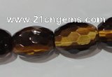 CTE1115 15.5 inches 15*20mm faceted rice yellow tiger eye beads