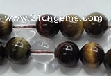 CTE1126 15 inches 8mm round mixed tiger eye & white crystal beads