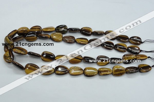 CTE113 15.5 inches 13*18mm freeform yellow tiger eye beads wholesale